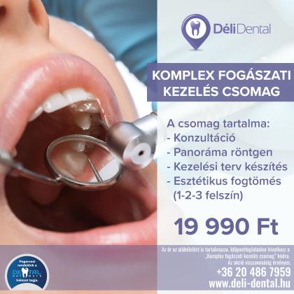 Komplex fogászati kezelés csomag